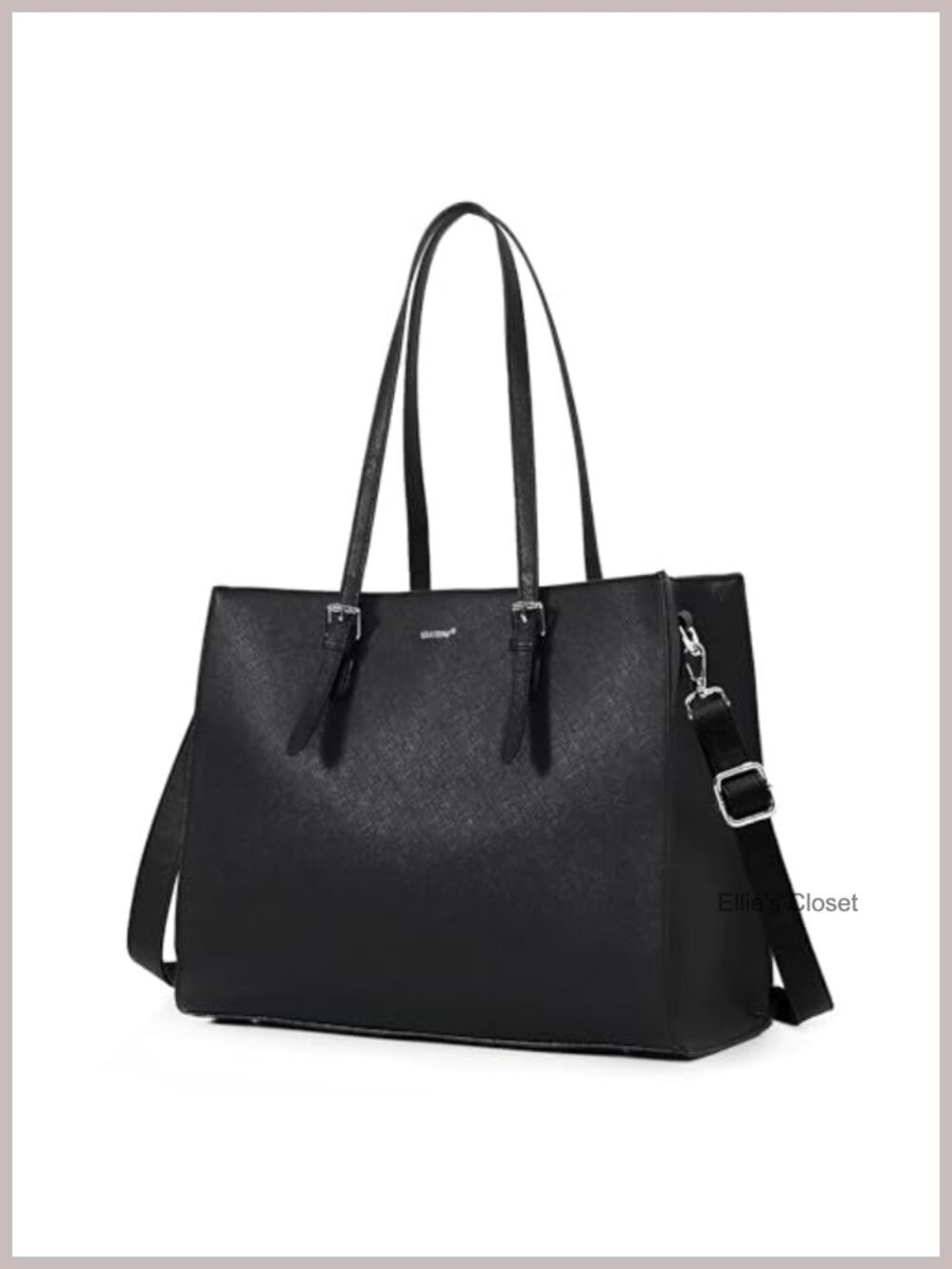 Large Laptop Tote Bag for Women 15.6 Inch Waterproof, Work Handbag Briefcase